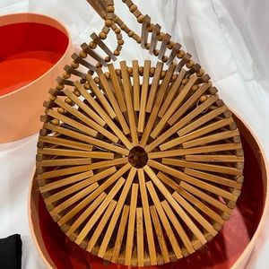 Cult Gaia Mini Bamboo Zaha Bag